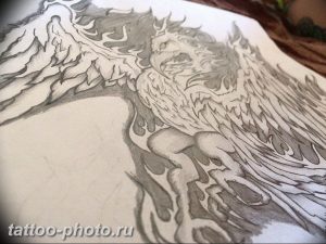 фото идеи тату феникс 18.12.2018 №393 - photo ideas tattoo phoenix - tattoo-photo.ru