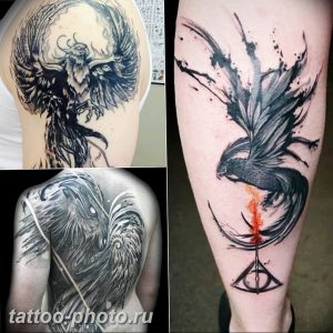 фото идеи тату феникс 18.12.2018 №471 - photo ideas tattoo phoenix - tattoo-photo.ru