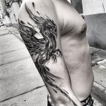 фото идеи тату феникс 18.12.2018 №603 - photo ideas tattoo phoenix - tattoo-photo.ru