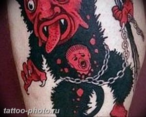 фото идея тату дьявол 18.12.2018 №025 - photo idea tattoo devil - tattoo-photo.ru