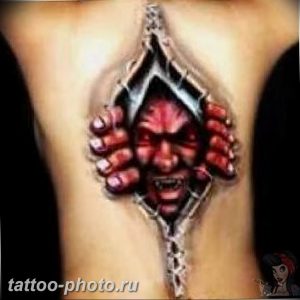 фото идея тату дьявол 18.12.2018 №031 - photo idea tattoo devil - tattoo-photo.ru