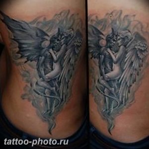 фото идея тату дьявол 18.12.2018 №037 - photo idea tattoo devil - tattoo-photo.ru