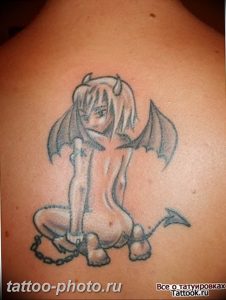 фото идея тату дьявол 18.12.2018 №057 - photo idea tattoo devil - tattoo-photo.ru