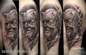 фото идея тату дьявол 18.12.2018 №118 - photo idea tattoo devil - tattoo-photo.ru