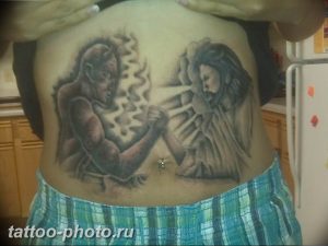 фото идея тату дьявол 18.12.2018 №132 - photo idea tattoo devil - tattoo-photo.ru