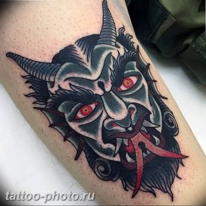 фото идея тату дьявол 18.12.2018 №156 - photo idea tattoo devil - tattoo-photo.ru