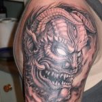 фото идея тату дьявол 18.12.2018 №213 - photo idea tattoo devil - tattoo-photo.ru