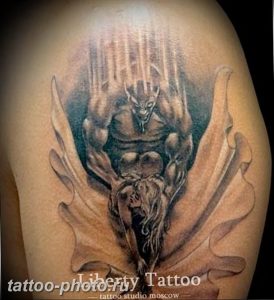 фото идея тату дьявол 18.12.2018 №225 - photo idea tattoo devil - tattoo-photo.ru