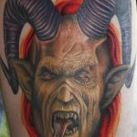 фото идея тату дьявол 18.12.2018 №255 - photo idea tattoo devil - tattoo-photo.ru