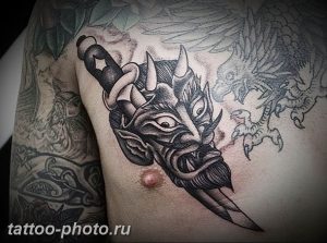фото идея тату дьявол 18.12.2018 №275 - photo idea tattoo devil - tattoo-photo.ru