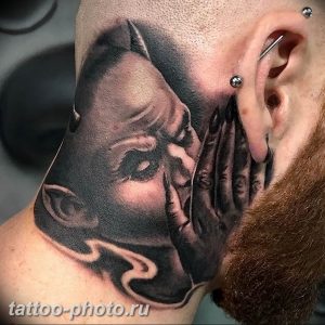 фото идея тату дьявол 18.12.2018 №310 - photo idea tattoo devil - tattoo-photo.ru