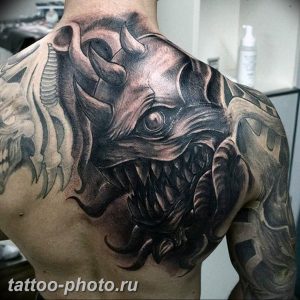 фото идея тату дьявол 18.12.2018 №321 - photo idea tattoo devil - tattoo-photo.ru