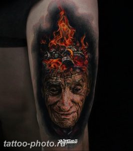фото идея тату дьявол 18.12.2018 №330 - photo idea tattoo devil - tattoo-photo.ru