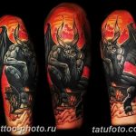 фото идея тату дьявол 18.12.2018 №337 - photo idea tattoo devil - tattoo-photo.ru