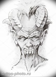 фото идея тату дьявол 18.12.2018 №341 - photo idea tattoo devil - tattoo-photo.ru
