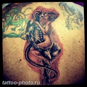 фото идея тату дьявол 18.12.2018 №342 - photo idea tattoo devil - tattoo-photo.ru