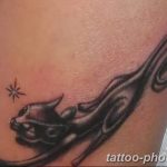 фото рисунка тату черная кошка 13.11.2018 №175 - black cat tattoo picture - tattoo-photo.ru