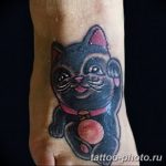 фото рисунка тату черная кошка 13.11.2018 №220 - black cat tattoo picture - tattoo-photo.ru