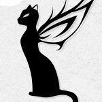 фото рисунка тату черная кошка 13.11.2018 №222 - black cat tattoo picture - tattoo-photo.ru