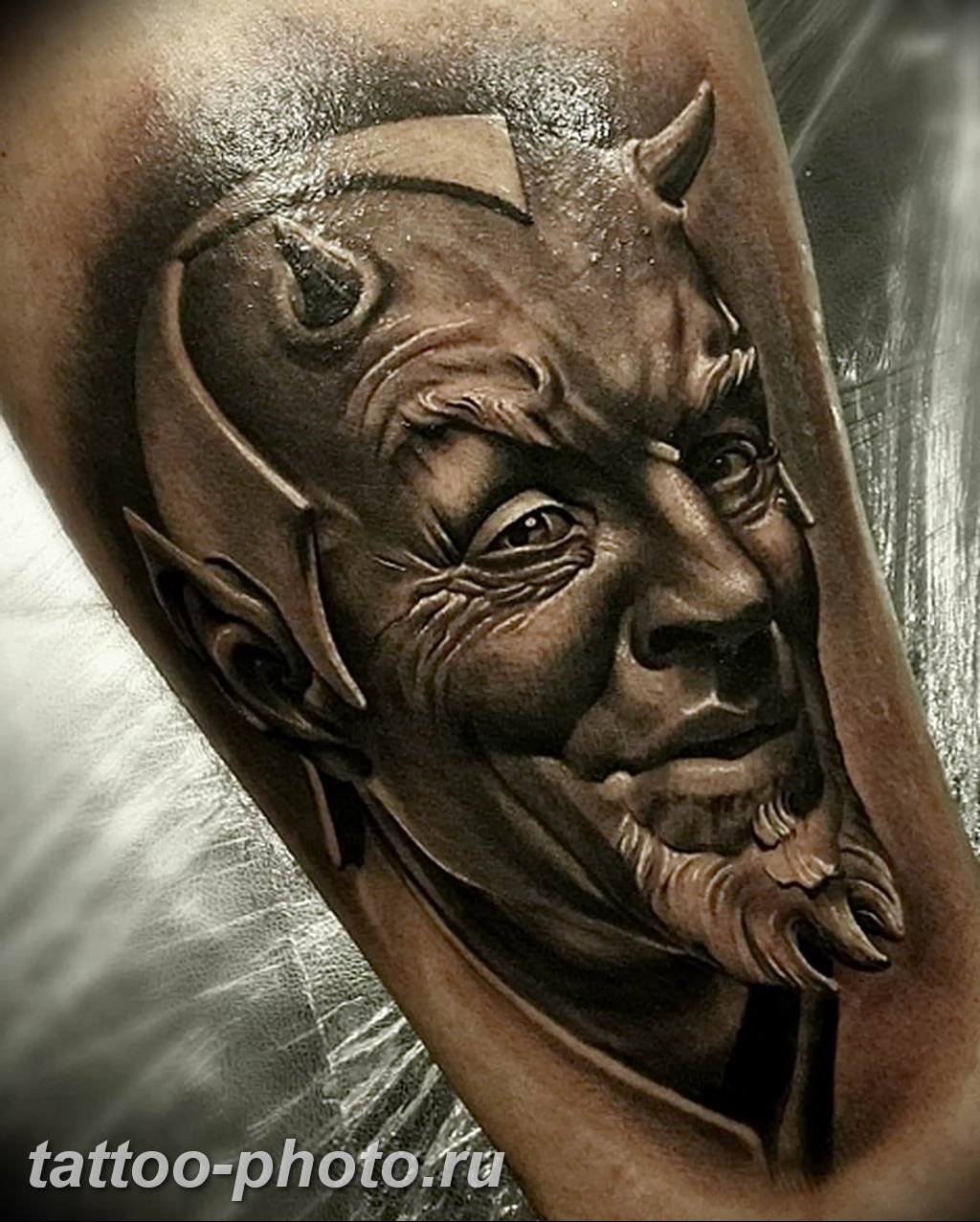 фото идея тату дьявол 18.12.2018 №313 photo idea tattoo devil