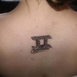 Фото рисунка Тату Близнецы 20.11.2018 №088 - photo tattoos gemini - tattoo-photo.ru