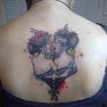 Фото рисунка Тату Близнецы 20.11.2018 №141 - photo tattoos gemini - tattoo-photo.ru