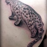 Фото рисунка Тату снежный барс 20.11.2018 №034 - Tattoo snow leopard - tattoo-photo.ru