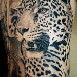 Фото рисунка Тату снежный барс 20.11.2018 №047 - Tattoo snow leopard - tattoo-photo.ru