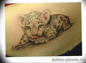 Фото рисунка Тату снежный барс 20.11.2018 №060 - Tattoo snow leopard - tattoo-photo.ru