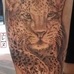 Фото рисунка Тату снежный барс 20.11.2018 №062 - Tattoo snow leopard - tattoo-photo.ru