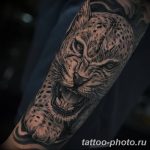 Фото рисунка Тату снежный барс 20.11.2018 №064 - Tattoo snow leopard - tattoo-photo.ru