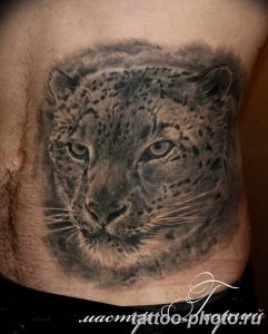 Фото рисунка Тату снежный барс 20.11.2018 №078 - Tattoo snow leopard - tattoo-photo.ru