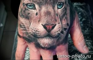 Фото рисунка Тату снежный барс 20.11.2018 №084 - Tattoo snow leopard - tattoo-photo.ru
