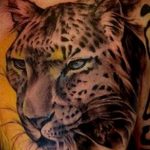 Фото рисунка Тату снежный барс 20.11.2018 №090 - Tattoo snow leopard - tattoo-photo.ru