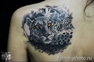 Фото рисунка Тату снежный барс 20.11.2018 №101 - Tattoo snow leopard - tattoo-photo.ru
