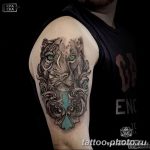 Фото рисунка Тату снежный барс 20.11.2018 №102 - Tattoo snow leopard - tattoo-photo.ru