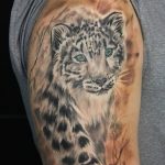 Фото рисунка Тату снежный барс 20.11.2018 №106 - Tattoo snow leopard - tattoo-photo.ru