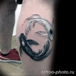 Фото рисунка тату Инь-Янь 08.11.2018 №006 - photo tattoo Yin-Yang - tattoo-photo.ru
