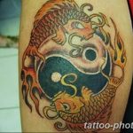 Фото рисунка тату Инь-Янь 08.11.2018 №062 - photo tattoo Yin-Yang - tattoo-photo.ru