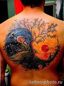 Фото рисунка тату Инь-Янь 08.11.2018 №119 - photo tattoo Yin-Yang - tattoo-photo.ru