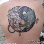 Фото рисунка тату Инь-Янь 08.11.2018 №123 - photo tattoo Yin-Yang - tattoo-photo.ru