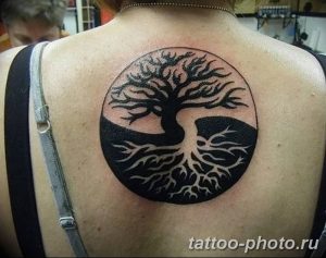 Фото рисунка тату Инь-Янь 08.11.2018 №143 - photo tattoo Yin-Yang - tattoo-photo.ru