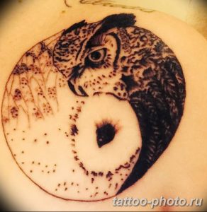 Фото рисунка тату Инь-Янь 08.11.2018 №145 - photo tattoo Yin-Yang - tattoo-photo.ru