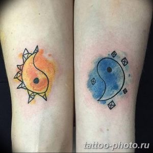 Фото рисунка тату Инь-Янь 08.11.2018 №164 - photo tattoo Yin-Yang - tattoo-photo.ru