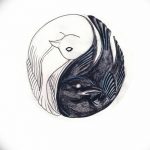 Фото рисунка тату Инь-Янь 08.11.2018 №166 - photo tattoo Yin-Yang - tattoo-photo.ru