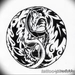 Фото рисунка тату Инь-Янь 08.11.2018 №186 - photo tattoo Yin-Yang - tattoo-photo.ru