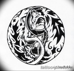 Фото рисунка тату Инь-Янь 08.11.2018 №186 - photo tattoo Yin-Yang - tattoo-photo.ru