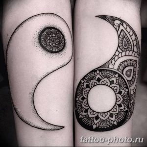 Фото рисунка тату Инь-Янь 08.11.2018 №232 - photo tattoo Yin-Yang - tattoo-photo.ru