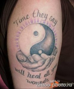 Фото рисунка тату Инь-Янь 08.11.2018 №270 - photo tattoo Yin-Yang - tattoo-photo.ru