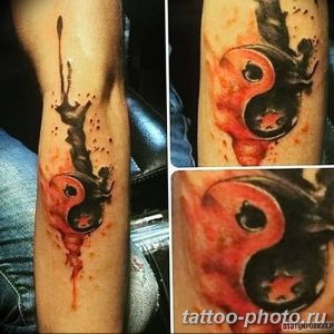 Фото рисунка тату Инь-Янь 08.11.2018 №317 - photo tattoo Yin-Yang - tattoo-photo.ru